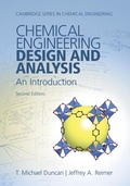 Cover: Chemical Engineering Design and Analysis - Cambridge University Press