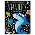 Cover: Scratch and Sparkle Sharks Activity Book - Make Believe Ideas