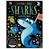 Enlarge image Cover: Scratch and Sparkle Sharks Activity Book - Make Believe Ideas