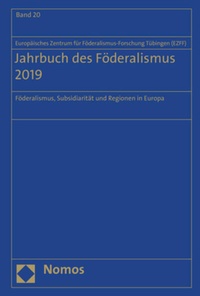 Abbildung von: Jahrbuch des Föderalismus 2019 - Nomos