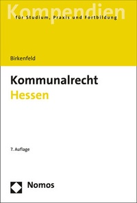 Abbildung von: Kommunalrecht Hessen - Nomos