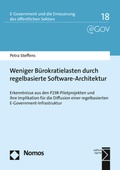 Cover: Weniger B&uuml;rokratielasten durch regelbasierte Software-Architektur - Nomos