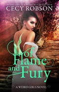 Cover: Of Flame and Fury (Weird Girls Flame, #3) - Weird Girls Flame