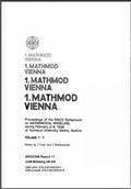Cover: Proceedings MATHMOD 1994 Vienna Full Papers Volume - ARGESIM