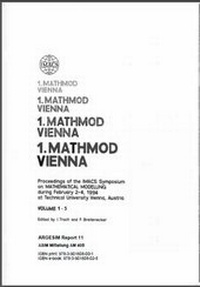 Enlarge image Cover: Proceedings MATHMOD 1994 Vienna Full Papers Volume - ARGESIM
