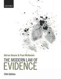 Cover: The Modern Law of Evidence - Oxford University Press