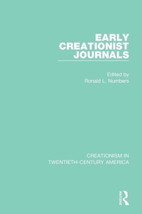 Enlarge image Cover: Early Creationist Journals - Routledge