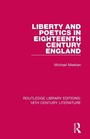Cover: Liberty and Poetics in Eighteenth Century England - Routledge