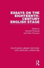 Cover: Essays on the Eighteenth-Century English Stage - Routledge