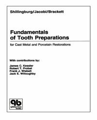 Abbildung von: Fundamentals of Tooth Preparations for Cast Metal and Porcelain Restorations - Quintessence Publishing Co, Inc