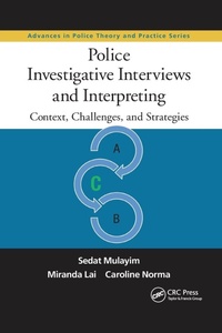 Enlarge image Cover: Police Investigative Interviews and Interpreting - Routledge