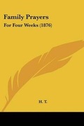 Cover: Family Prayers - Kessinger Publishing