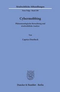 Abbildung von: Cybermobbing - Duncker & Humblot