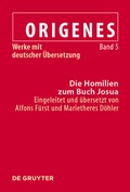 Cover: Die Homilien zum Buch Josua - De Gruyter