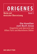 Cover: Die Homilien zum Buch Josua - De Gruyter