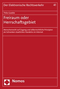 Abbildung von: Freiraum oder Herrschaftsgebiet - Nomos