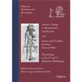 Cover: Literary Change in Mesopotamia and Beyond and Routes and Travellers between East and West. - Zaphon