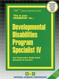 Enlarge image Cover: Developmental Disabilities Program Specialist IV - Passbooks