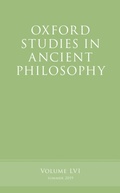 Cover: Oxford Studies in Ancient Philosophy, Volume 56 - OUP eBook