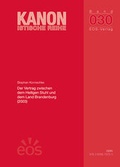 Abbildung von: Der Vertrag zwischen dem Heiligen Stuhl und dem Land Brandenburg (2003) - EOS Verlag