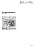 Cover: Kaiser Ludwig der Fromme (814-840) - Eudora-Verlag