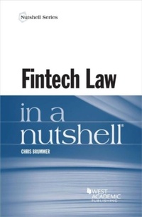 Abbildung von: Fintech Law in a Nutshell - West Academic Press