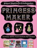 Cover: Scissor Practice for Kindergarten (Princess Maker - Cut and Paste) - Best Activity Books for Kids