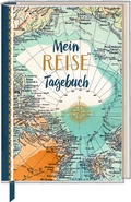 Abbildung von: Eintragbuch mit Sammeltasche - Mein Reisetagebuch (Landkarte) - Coppenrath