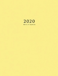 Abbildung von: 2020 Monthly Planner - IngramSpark