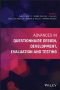 Cover: Advances in Questionnaire Design, Development, Evaluation and Testing - Wiley