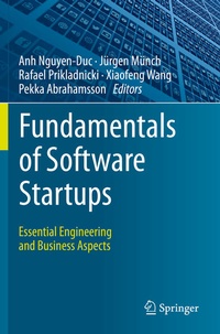Enlarge image Cover: Fundamentals of Software Startups - Springer