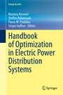Cover: Handbook of Optimization in Electric Power Distribution Systems - Springer