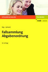 Abbildung von: Fallsammlung Abgabenordnung - NWB