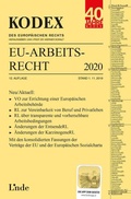 Cover: KODEX EU-Arbeitsrecht 2020 - Linde