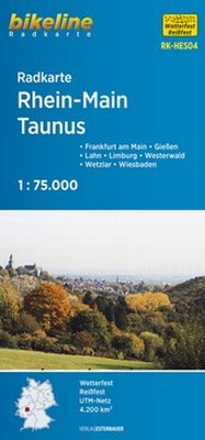 Abbildung von: Radkarte Rhein-Main, Taunus (RK-HES04) - Esterbauer