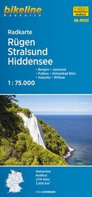 Abbildung von: Radkarte Rügen Stralsund Hiddensee (RK-MV03) - Esterbauer