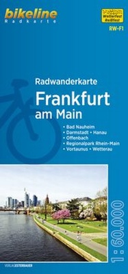 Abbildung von: Radwanderkarte Frankfurt am Main - Esterbauer