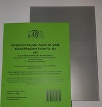 Abbildung von: 450 DürckheimRegister® -FOLIEN für die VSV-Bayern - Dürckheim Verlag