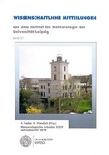 Cover: Wissenschaftliche Mittteilungen aus dem Institut f&uuml;r Meteorologie der Universit&auml;t Leipzig - Universit&auml;t Leipzig. LIM - Leipziger Institut f&uuml;r Meteorologie