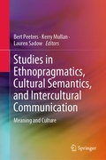 Cover: Studies in Ethnopragmatics, Cultural Semantics, and Intercultural Communication - Springer