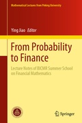 Cover: From Probability to Finance - Springer