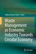 Cover: Waste Management as Economic Industry Towards Circular Economy - Springer