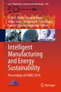 Cover: Intelligent Manufacturing and Energy Sustainability - Springer