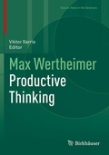 Cover: Max Wertheimer Productive Thinking - Birkh&auml;user