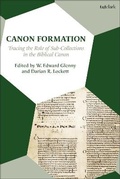 Cover: Canon Formation - T.& T.Clark Ltd