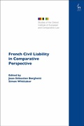Cover: French Civil Liability in Comparative Perspective - Hart Publishing