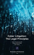 Cover: Cyber Litigation: The Legal Principles - Bloomsbury Professional