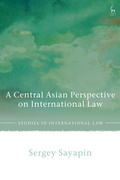 Cover: A Central Asian Perspective on International Law - Hart Publishing
