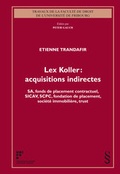 Cover: Lex Koller: acquisitions indirectes - Schulthess Juristische Medien
