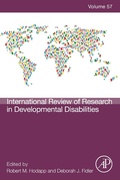 Cover: International Review of Research in Developmental Disabilities - Academic Press